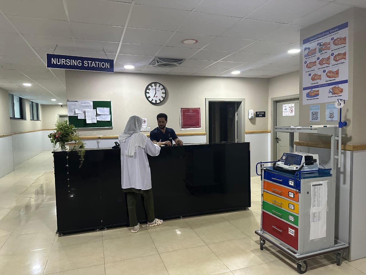 Al Rasheed Hospital Nursing Station — Care with Compassion